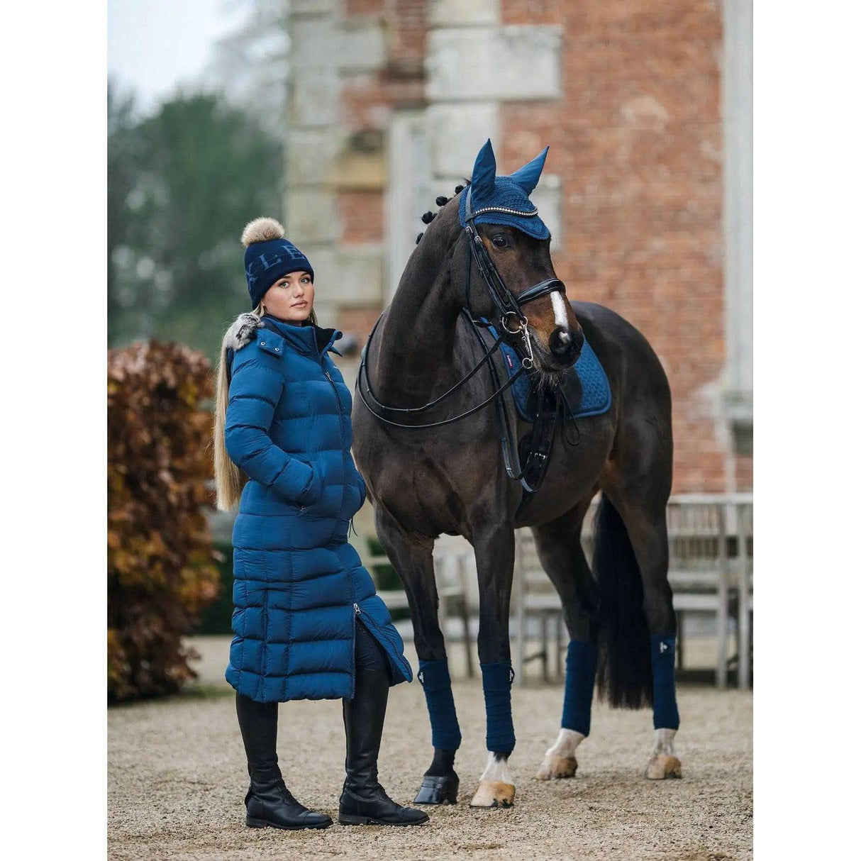 LeMieux Harper Longline Puffer Coat Atlantic  - Barnstaple Equestrian Supplies
