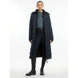 Lemieux Harper Longline Puffer Coat Navy - Coats & Jackets