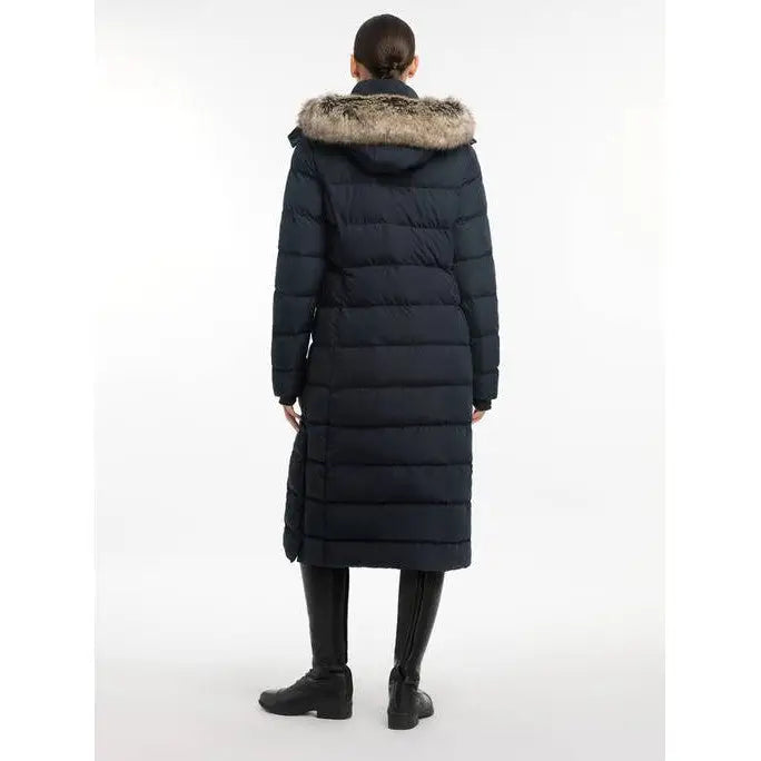 Lemieux Harper Longline Puffer Coat Navy - Coats & Jackets