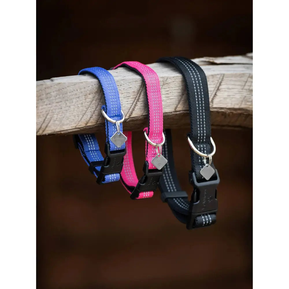 LeMieux Henley Dog Collar Black Black Medium Dog Collar
