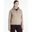 Lemieux Henrietta Half Zip Hoodie Almond Almond UK 6 Hoodies