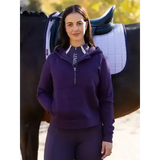 Lemieux Henrietta Half Zip Hoodie Juniper Juniper UK 6 Hoodies