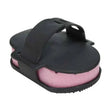 Lemiuex hippo scrubber black plastic frame with pink sponge insert for multi-purpose cleaning horse use