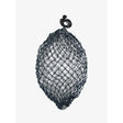 Black mesh lemieux hungry hippo haynet navy with knotted top perfect for hay storage and feeding