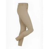 Beige lemieux hunter breeches with smooth, form-fitting design and subtle stitching perfect for riding