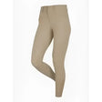 Beige lemieux hunter breeches with smooth, form-fitting design and subtle stitching perfect for riding comfort