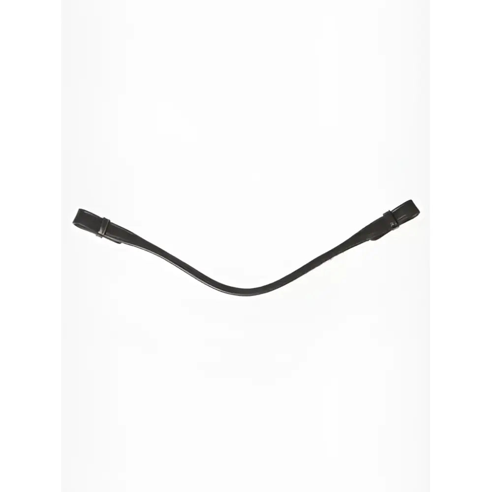 Black leather horse bridle strap with reinforced ends part of lemieux ice crystal brown ice crystal browband