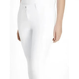 White high-waisted skinny jeans with a sleek design from lemieux imogen knee grip breeches white collection