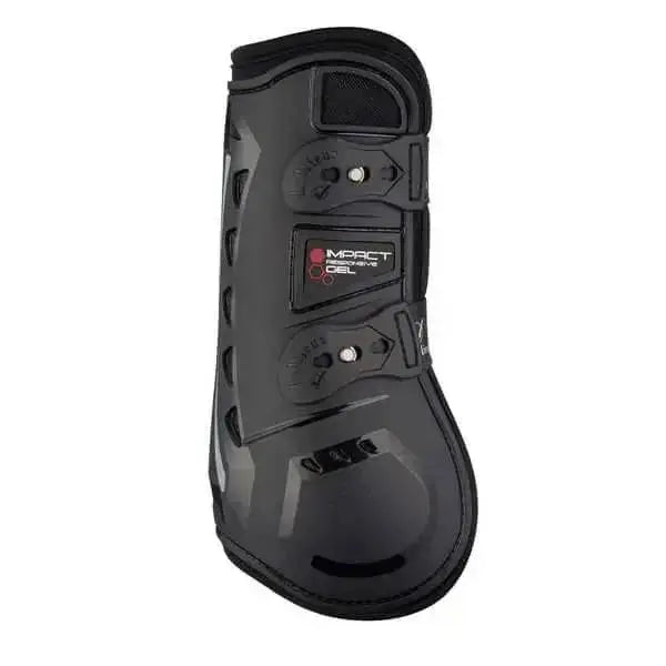 LeMieux Impact Responsive Gel Tendon Boots - Black Medium Tendon Boots Barnstaple Equestrian Supplies