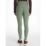 Olive green lemieux isabelle seat breeches rosemary with a sleek fitted design and subtle seam detailing