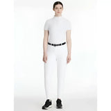 White lemieux isabelle seat breeches with sleek fit and subtle stitching perfect for riding in seat breeches white
