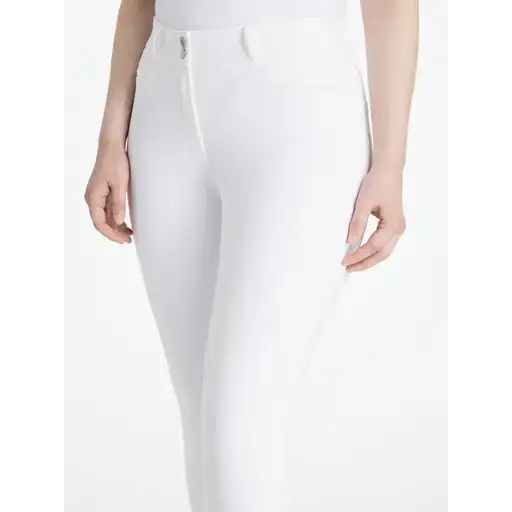 Lemieux Isabelle Knee Grip Breeches White White UK 6 Breeches