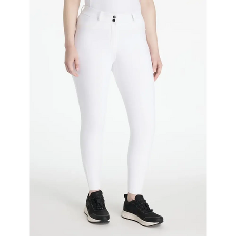 Lemieux Isabelle Knee Grip Breeches White White / UK 6 Breeches