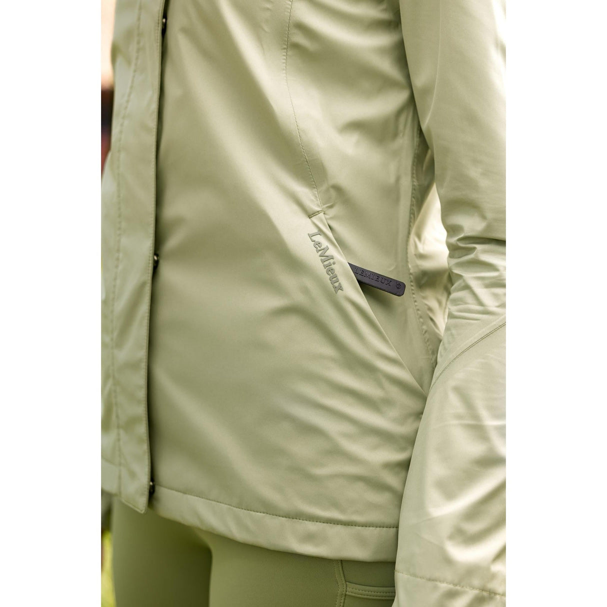 Lemieux Isla Short Waterproof Jacket Fern 6 LeMieux Outdoor Coats & Jackets Spring Summer 2024 From Barnstaple Equestrian Supplies