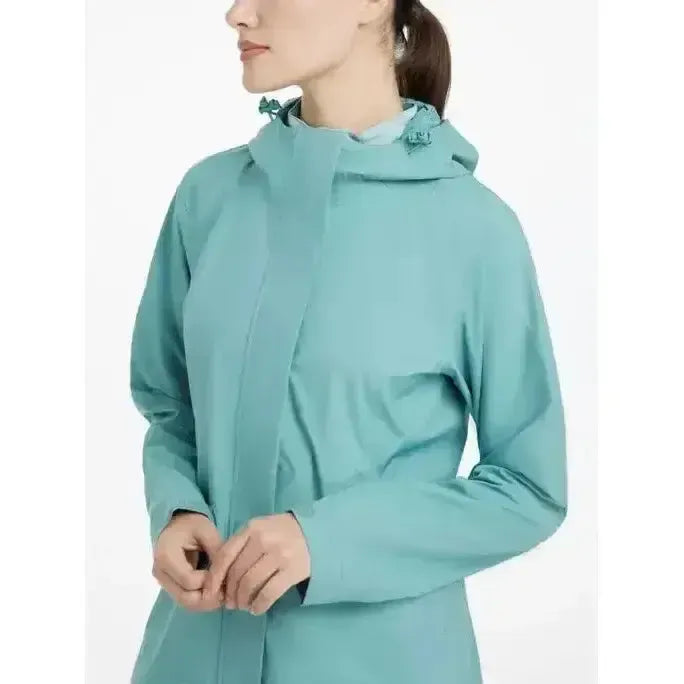 Lemieux Isla Short Waterproof Jacket Lagoon Lagoon UK 6 Outdoor Coats