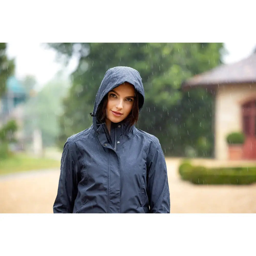 Lemieux Isla Short Waterproof Jacket Navy 6 Outdoor Coats & Jackets Barnstaple Equestrian Supplies