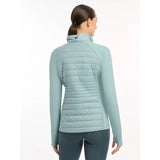 Light blue Lemieux Juliette Jacket Glacier with high collar and fitted sleeves