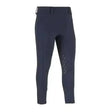 Navy blue lemieux junior pro breeches with subtle reflective stitching on outer thigh perfect for riding