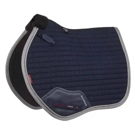 LeMieux Junior Pro GP/Jump Square Navy Navy Small Saddle Pads & Numnahs Barnstaple Equestrian Supplies