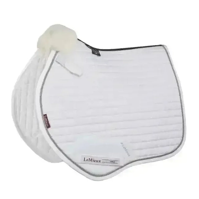 LeMieux Junior Pro GP/Jump Square White White Small Saddle Pads