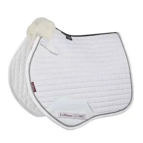 LeMieux Junior Pro GP/Jump Square White White Small Saddle Pads & Numnahs Barnstaple Equestrian Supplies