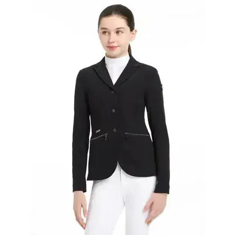 LeMieux Junior Pro Show Jacket Black 7-8 years Black Show Jackets