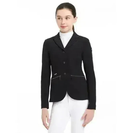 LeMieux Junior Pro Show Jacket Black 7-8 Years Black Show Jackets