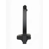 Black plastic lemieux junior vector balance stirrup black with textured grip base for technically advanced juniors
