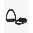 Black lemieux junior vector balance stirrup with sleek modern design and textured grip surface for juniors