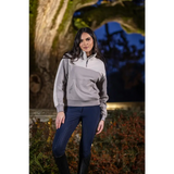 Lemieux Kali Quarter Zip Sweat Ash/Stone - Jumpers & Hoodies