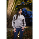 Lemieux Kali Quarter Zip Sweat Ash/Stone - Jumpers & Hoodies