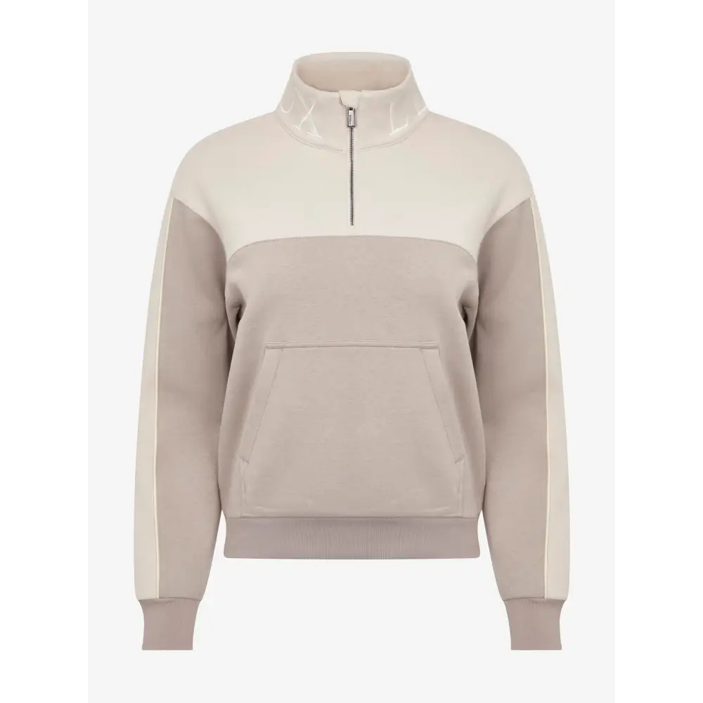 Lemieux Kali Quarter Zip Sweat Ash/Stone - UK 6 / Ash / Stone - Jumpers & Hoodies