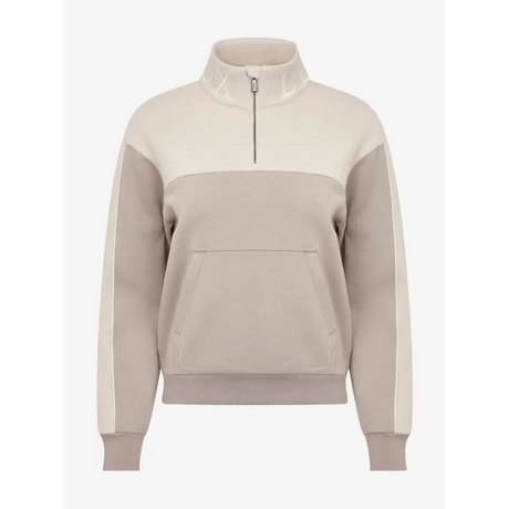 Lemieux Kali Quarter Zip Sweat Ash/Stone - UK 6 / Ash / Stone - Jumpers & Hoodies