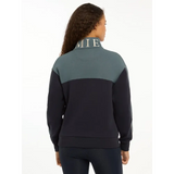 Lemieux Kali Quarter Zip Sweat Navy/Petrol - Jumpers & Hoodies