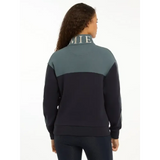 Lemieux Kali Quarter Zip Sweat Navy/Petrol UK 6 Navy / Petrol Jumpers & Hoodies