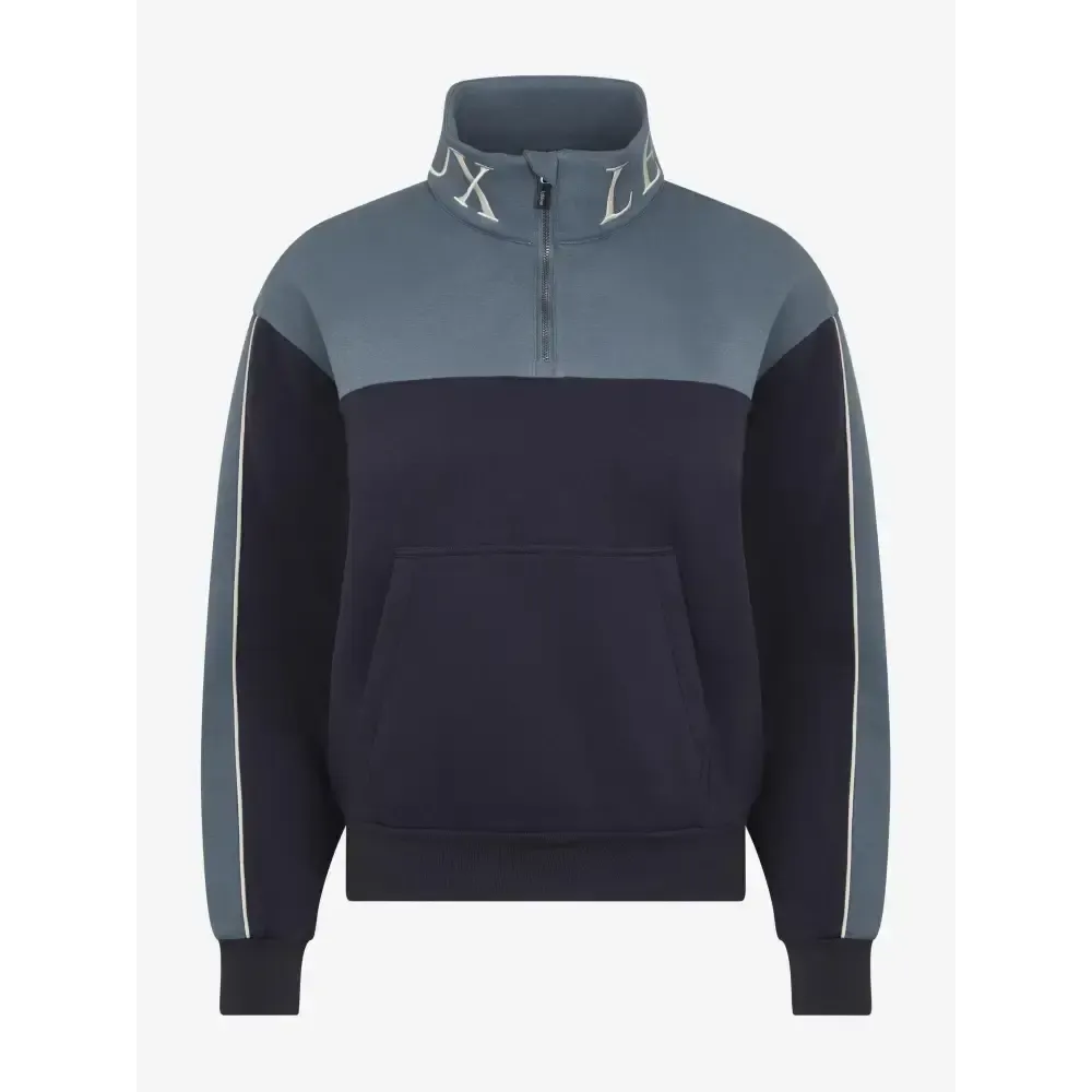 Lemieux Kali Quarter Zip Sweat Navy/Petrol UK 6 Navy / Petrol Jumpers & Hoodies