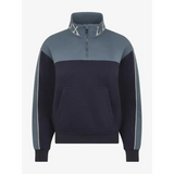 Lemieux Kali Quarter Zip Sweat Navy/Petrol UK 6 Navy / Petrol Jumpers & Hoodies