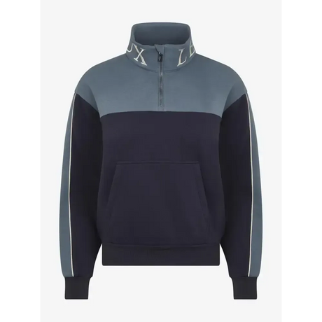 Lemieux Kali Quarter Zip Sweat Navy/Petrol UK 6 Navy / Petrol Jumpers & Hoodies