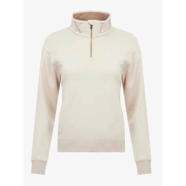 Lemieux Kali Quarter Zip Sweat Stone 6 Jumpers & Hoodies Barnstaple Equestrian Supplies