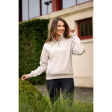 Lemieux Kali Quarter Zip Sweat Stone 6 Jumpers & Hoodies Barnstaple Equestrian Supplies