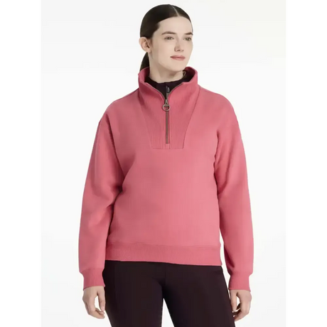 Lemieux Keira Quarter Zip Sweat Cranberry Cranberry UK 6 Jumpers