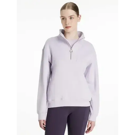 Lemieux Keira Quarter Zip Sweat Lilac Lilac UK 6 Jumpers