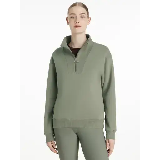 Lemieux Keira Quarter Zip Sweat Rosemary Rosemary UK 6 Jumpers