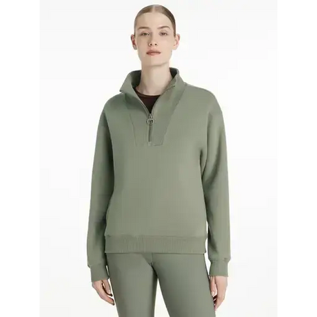Lemieux Keira Quarter Zip Sweat Rosemary Rosemary UK 6 Jumpers