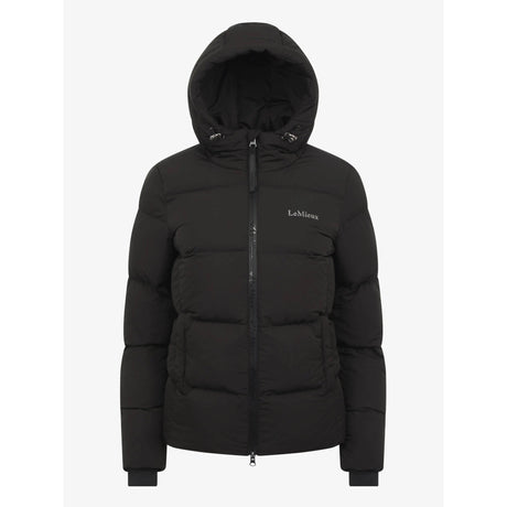 LeMieux Kenza Puffer Jacket Black Black-UK18 Coats & Jackets Barnstaple Equestrian Supplies