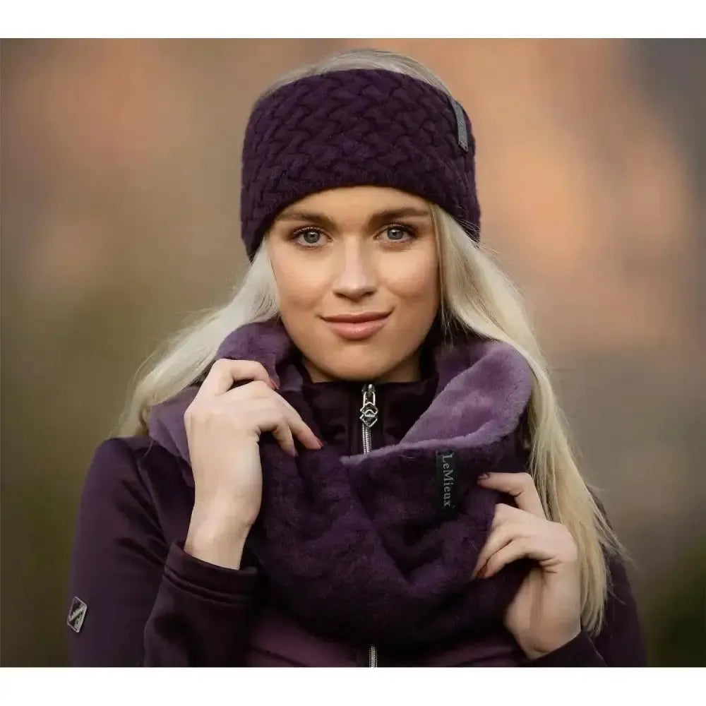 LeMieux Knit Headband Fig Headwear