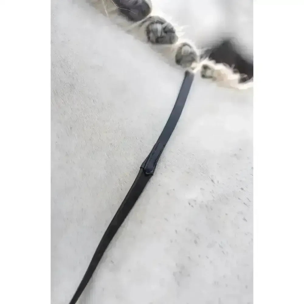 LeMieux Kris Extreme Rubber Reins Black Cob Reins