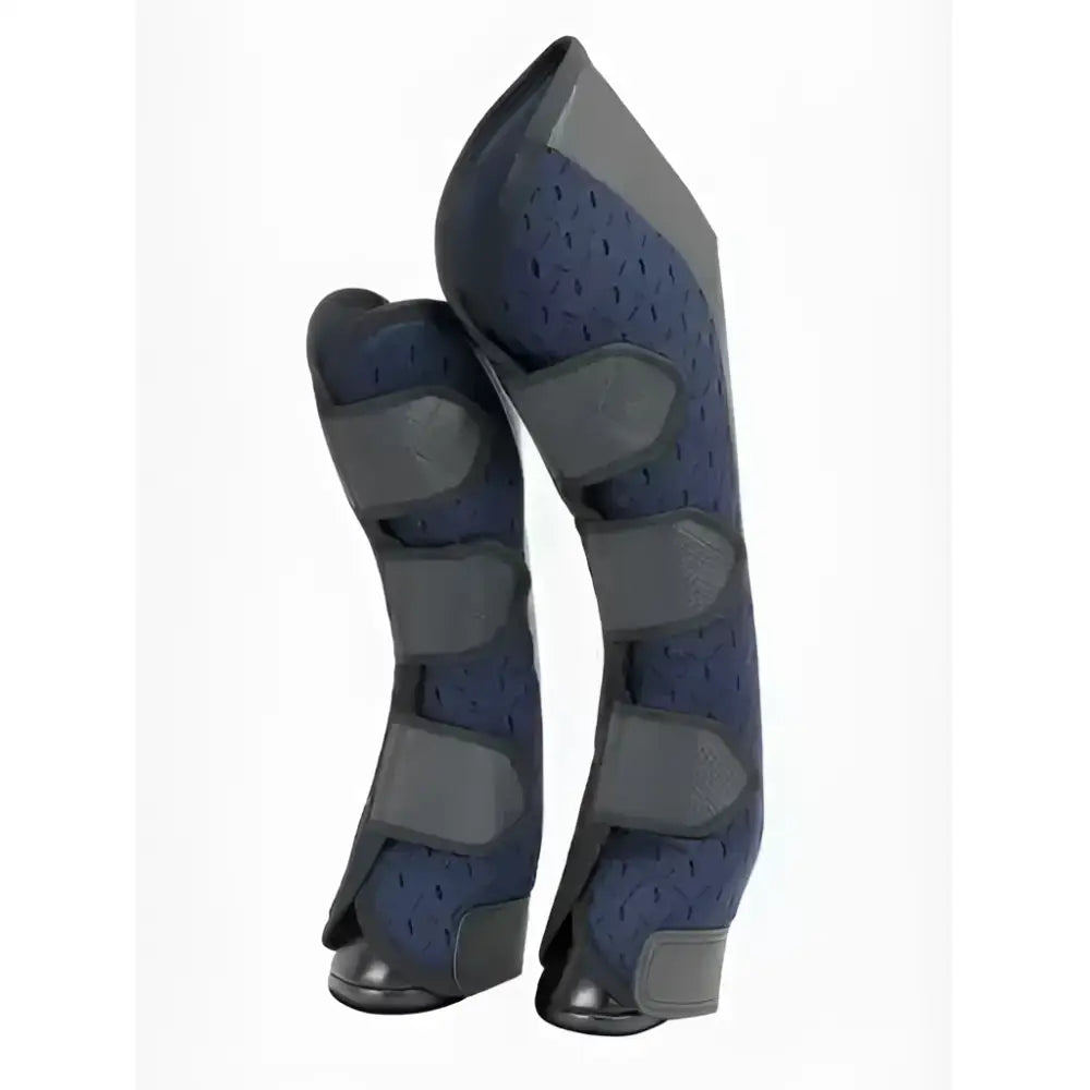 Navy and gray kudos 3d mesh travel boots with breathable mesh panels and adjustable straps for superior travel boots