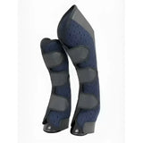 Navy and gray kudos 3d mesh travel boots with breathable mesh panels and adjustable straps for superior travel boots