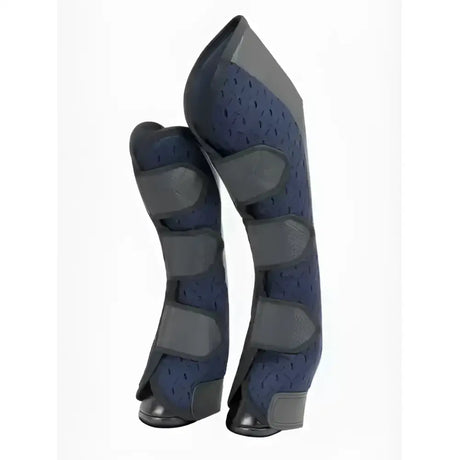 Navy and gray kudos 3d mesh travel boots with breathable mesh panels and adjustable straps for superior travel boots